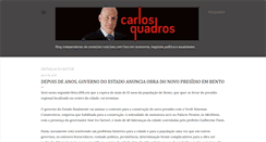 Desktop Screenshot of carlosquadros.com.br