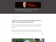 Tablet Screenshot of carlosquadros.com.br